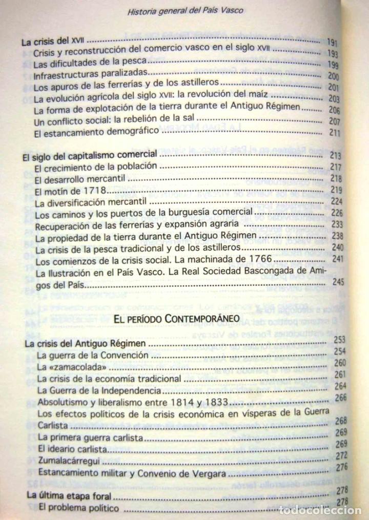 Libros de segunda mano: HISTORIA GENERAL DEL PAIS VASCO, MANUEL MONTERO-Editorial Txertoa. - Foto 5