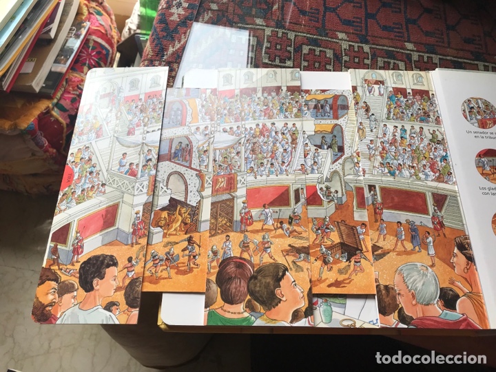 Libros de segunda mano: La vida en Roma. Tira y descubre. SM - Foto 4