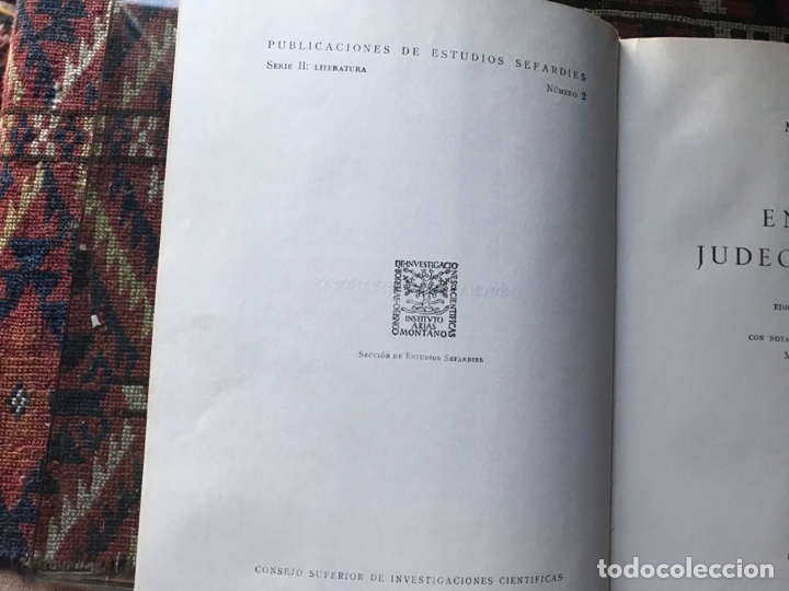 Libros de segunda mano: Endechas judeo-espa&ntilde;olas. Edici&oacute;n refundida. Manuel Alvar. C.S.I.C. - Foto 7