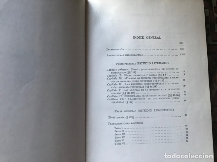 Libros de segunda mano: Endechas judeo-espa&ntilde;olas. Edici&oacute;n refundida. Manuel Alvar. C.S.I.C. - Foto 8