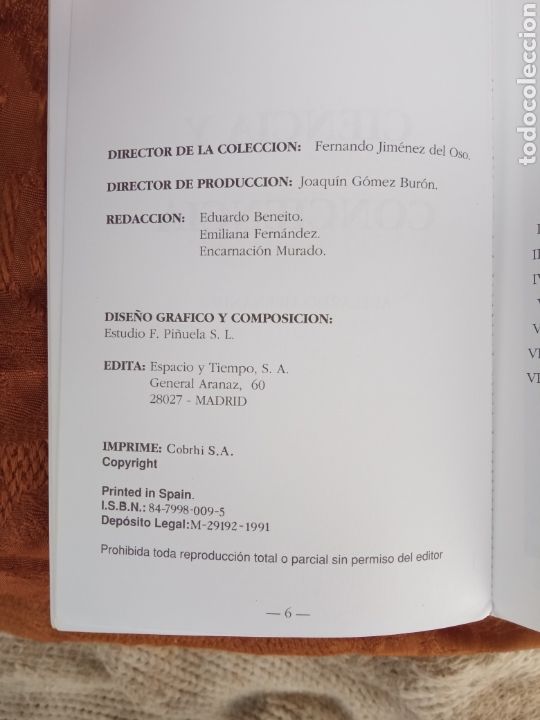 Libros de segunda mano: CIENCIA Y CONCIENCIA,a&ntilde;o 1991 - Foto 2