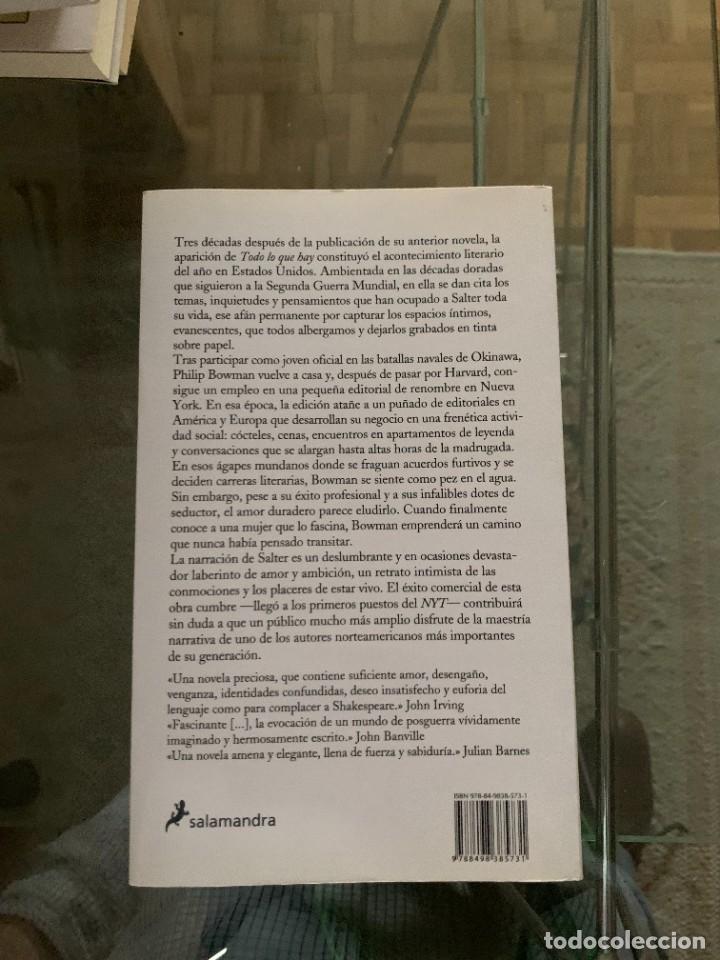 Libros de segunda mano: Todo lo que hay, de James Salter - Foto 2