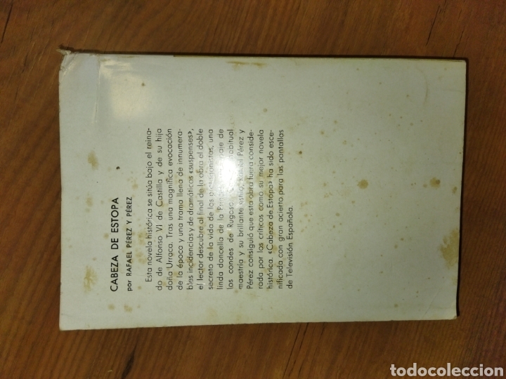 Libros de segunda mano: Cabeza de Estopa. Rafael P&eacute;rez y P&eacute;rez - Foto 3