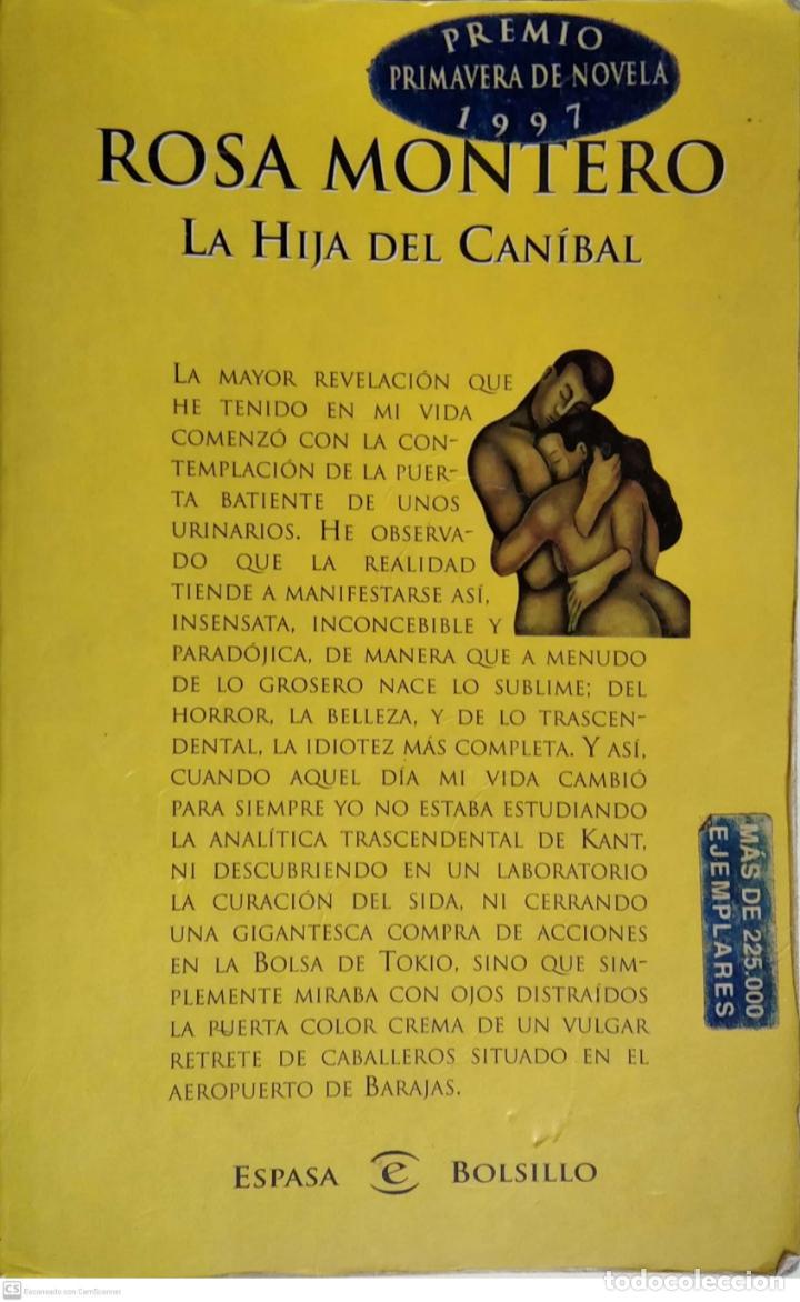 Libros de segunda mano: La hija del Can&iacute;bal de Rosa Montero. Espasa-Bolsillo.