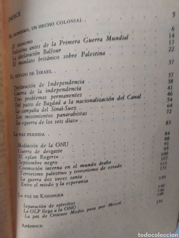 Libros de segunda mano: Jos&eacute; David Solar. El conflicto de Oriente Medio - Foto 2