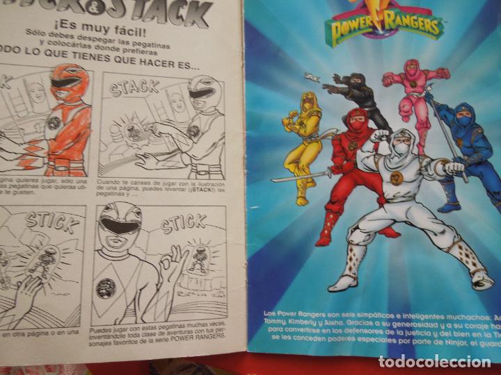 Libros de segunda mano: POWER RANGERS - STICK & STACK - PANINI - 18 - Foto 3