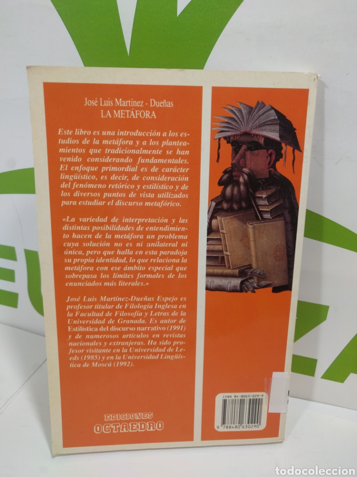 Libros de segunda mano: La met&aacute;fora. Jos&eacute; Luis Mart&iacute;nez Due&ntilde;as. Octaedro. - Foto 2