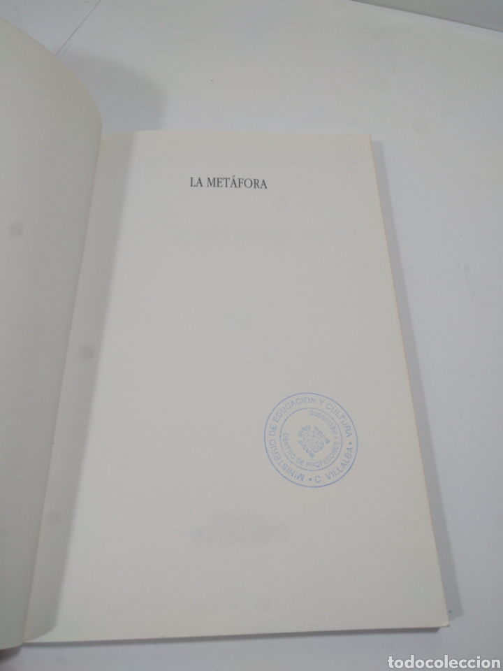 Libros de segunda mano: La met&aacute;fora. Jos&eacute; Luis Mart&iacute;nez Due&ntilde;as. Octaedro. - Foto 4