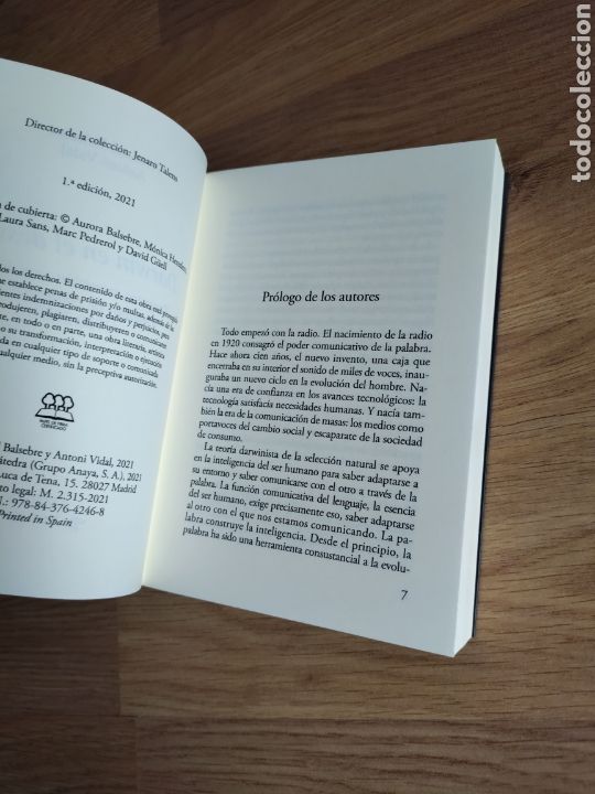 Libros de segunda mano: Darwin en el desv&aacute;n. Armand Balsebre y Antoni Vidal. - Foto 5