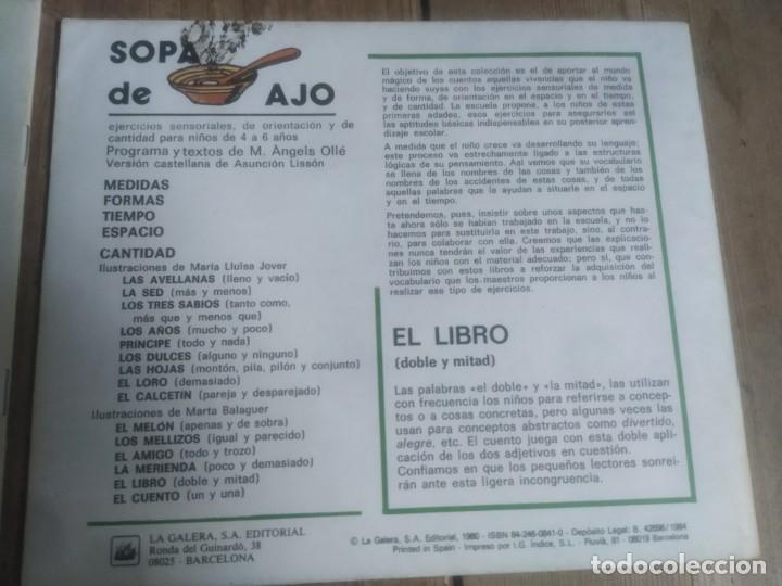Libros de segunda mano: Los a&ntilde;os y El libro. Editorial La Galera. 1980 - Foto 6