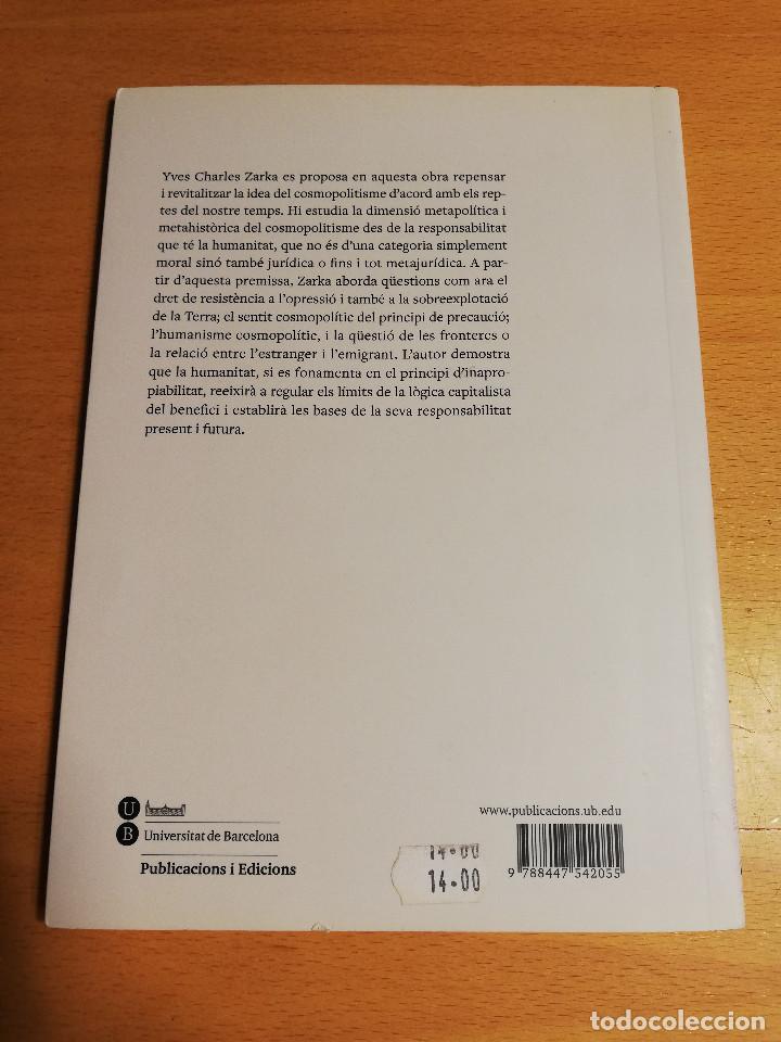 Libros de segunda mano: REFUNDAR EL COSMOPOLITISME (YVES CHARLES ZARKA) - Foto 4