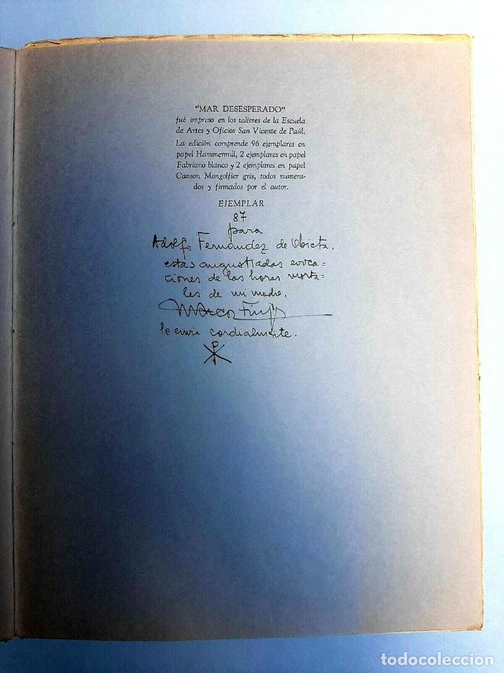 Libros de segunda mano: Fingerit, Marcos - Mar Desesperado - 1938 SIGNED - Foto 4