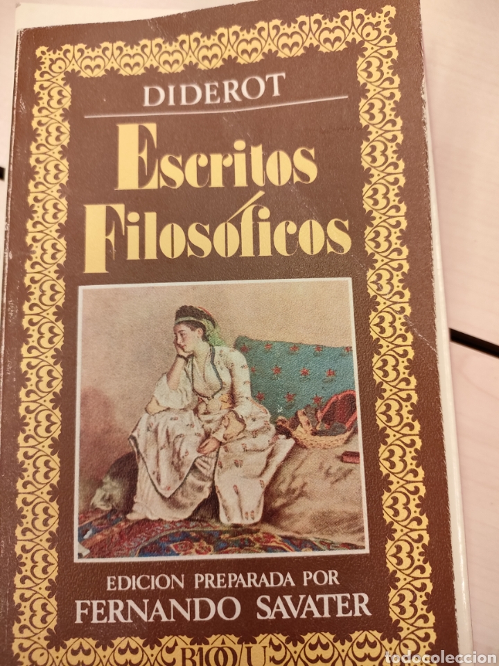 Libros de segunda mano: Escritos filos&oacute;ficos D&egrave;nis Diderot Editora Nacional1983 - Foto 1