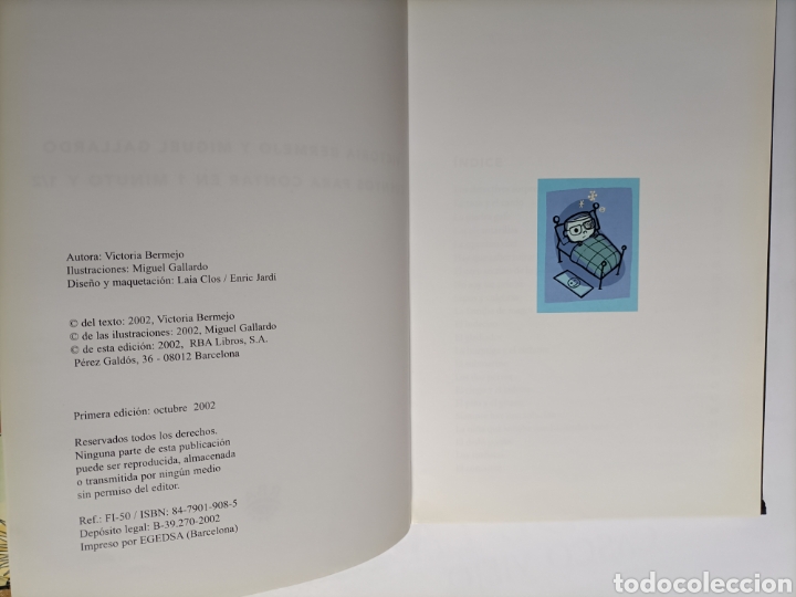 Libros de segunda mano: Cuentos para contar en 1 minuto y 1/2 . Victoria Bermejo - Foto 4