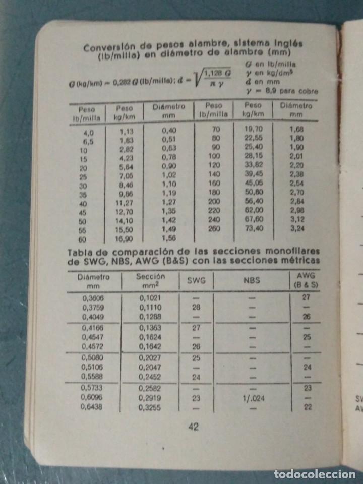 Libros de segunda mano: SIEMENS. LIBRITO &rdquo;DATOS T&Eacute;CNICOS&rdquo; - Foto 4