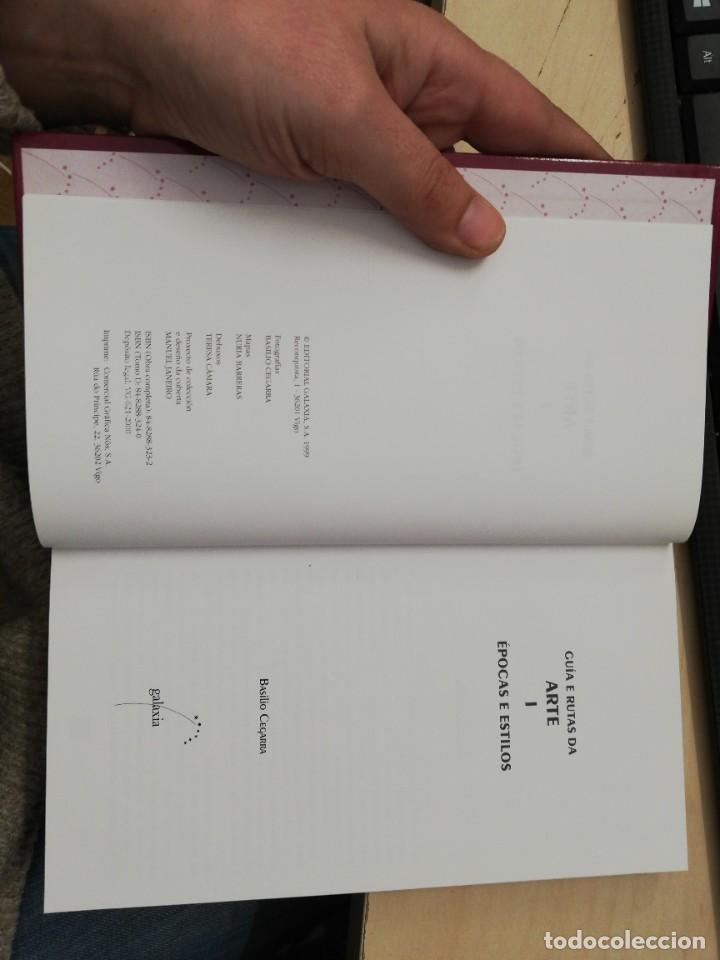 Libros de segunda mano: Gu&iacute;a e rutas da Arte. &Eacute;pocas e estilos. BASILIO CEGARRA. Galaxia, 2000 - Foto 3