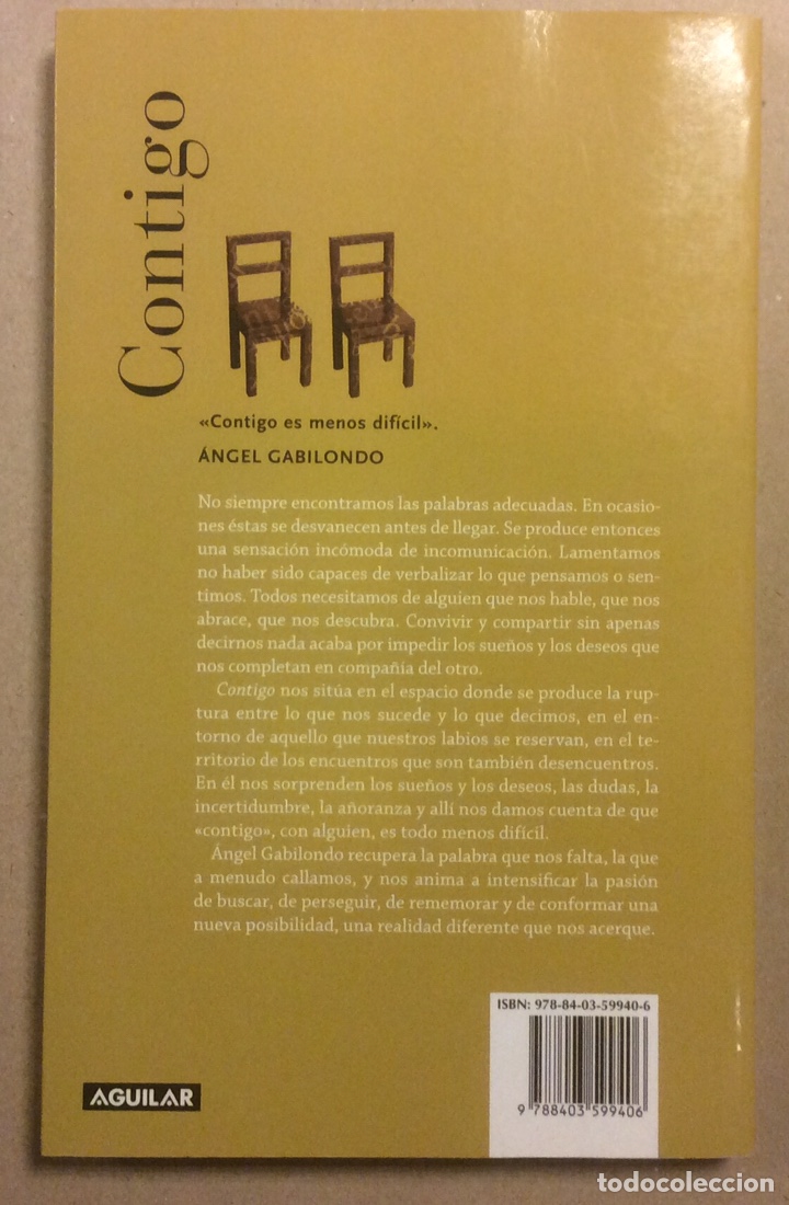 Libros de segunda mano: CONTIGO. &Aacute;NGEL GABILONDO. AGUILAR EDICIONES 2009 - Foto 4