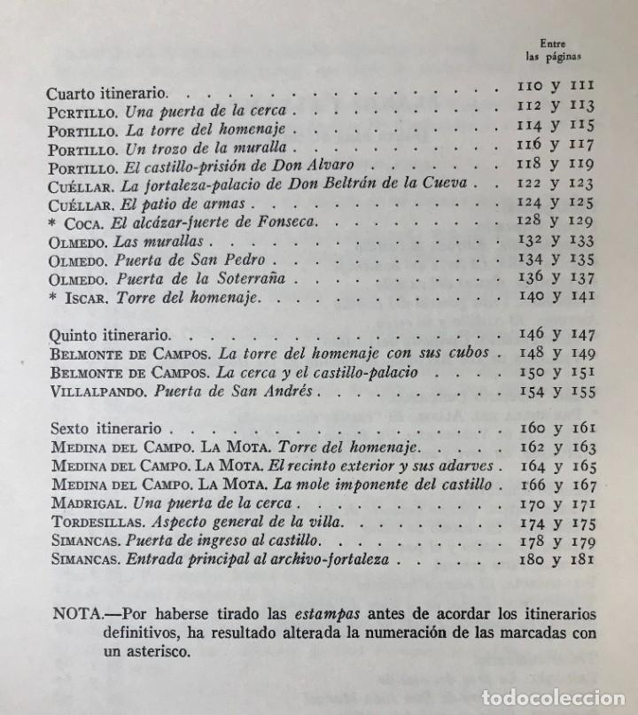 Libros de segunda mano: CASTILLOS EN CASTILLA - CONDE DE GAMAZO - (1955) - Foto 6