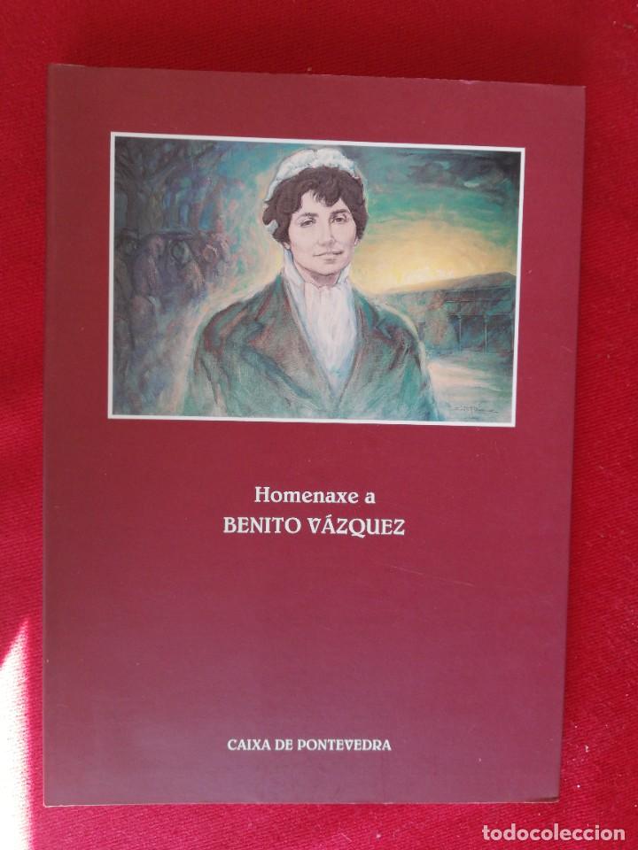 Libros de segunda mano: HOMENAXE A BENITO VAZQUEZ -- CAIXA PONTEVEDRA 2000 -- - Foto 1