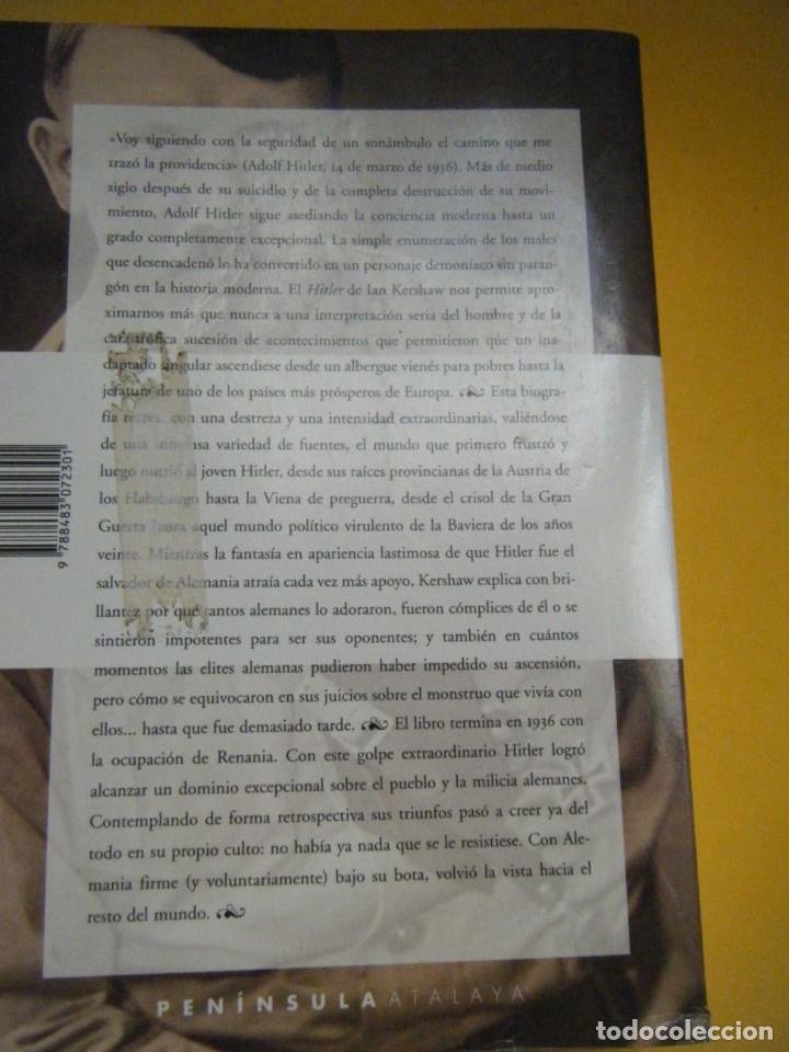 Libros de segunda mano: HITLER 1889-1936, DE IAN KERSHAW, TERCERA EDICI&Oacute;N. - Foto 2