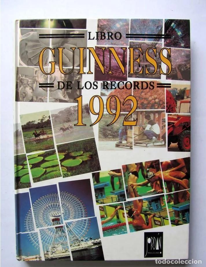 Second hand books: Libro Guinness de los records 1992 - Producciones Jordan 1991. 335 pags. Tapas duras.
