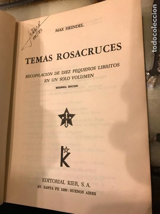 Libros de segunda mano: Temas rosacruces. La Fraternidad Rosacruz. - Foto 2