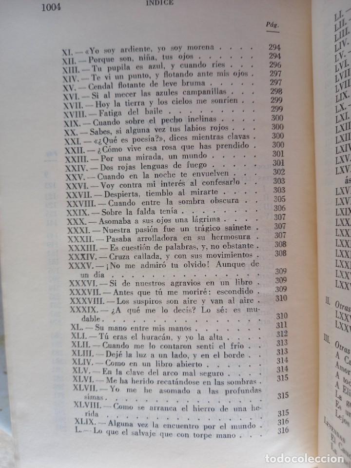 Libros de segunda mano: OBRAS - GUSTAVO ADOLFO B&Eacute;CQUER - ED. VERGARA - 1962 - Foto 10