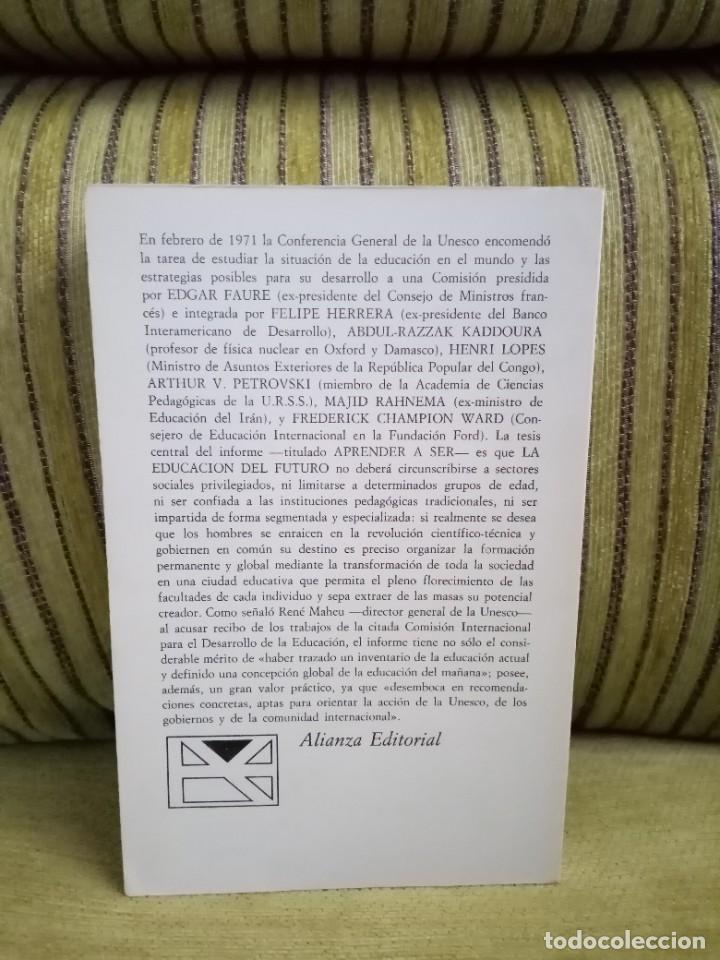 Libros de segunda mano: APRENDER A SER la educaci&oacute;n del futuro - Foto 3