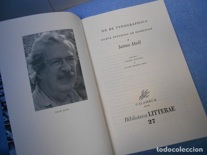Libros de segunda mano: DE RE TYPOGRAPHICA - Foto 2