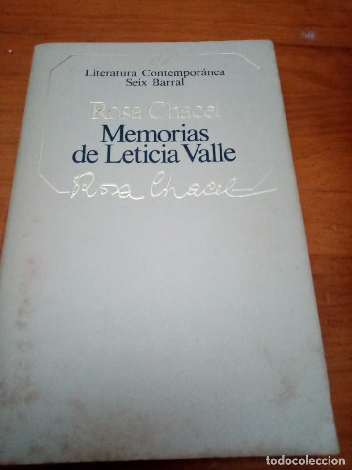 Libros de segunda mano: MEMORIAS DE LETICIA VALLE. EST28B3 - Foto 1