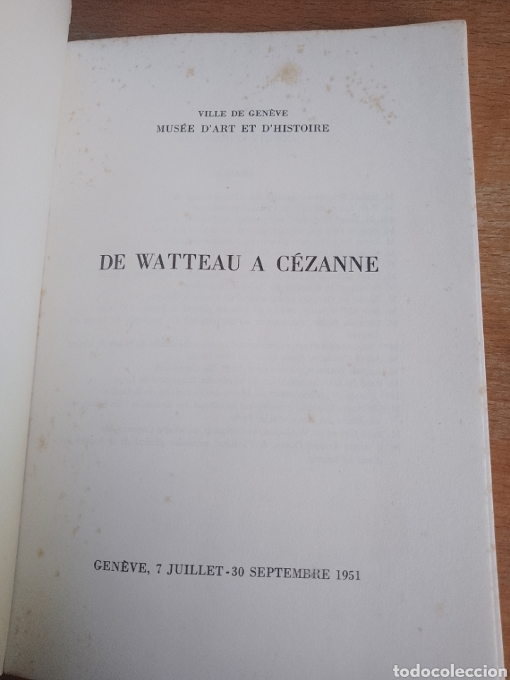 Libros de segunda mano: AA. VV. De Watteau a C&eacute;zanne - Foto 2