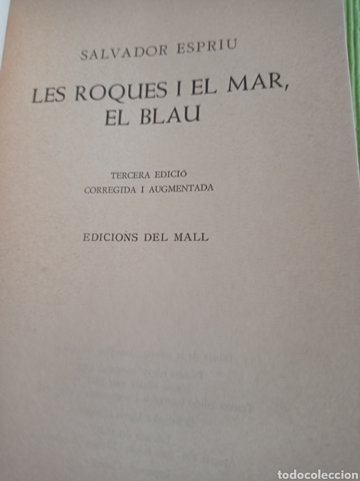 Libros de segunda mano: Les roques i el mar, el blau - Foto 2