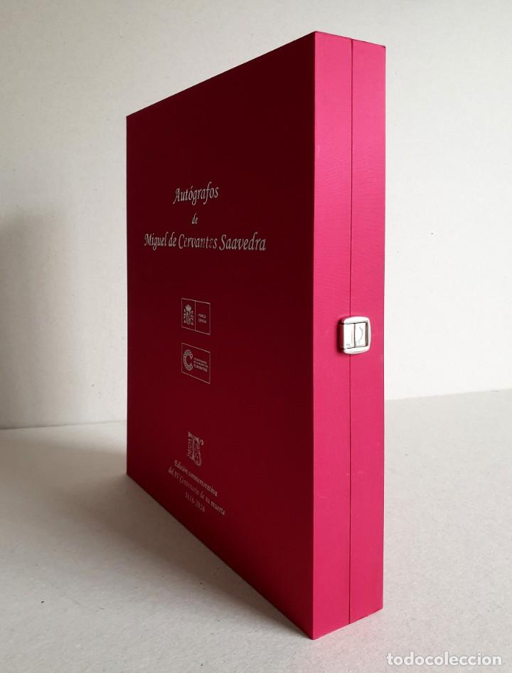 Libros de segunda mano: Aut&oacute;grafos de Miguel de Cervantes Saavedra. Facs&iacute;miles. Taberna Libraria 2016 - Foto 4