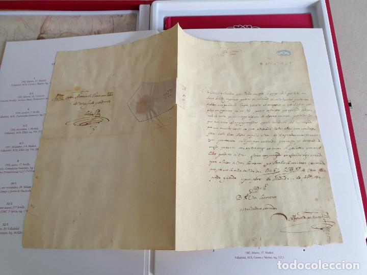 Libros de segunda mano: Aut&oacute;grafos de Miguel de Cervantes Saavedra. Facs&iacute;miles. Taberna Libraria 2016 - Foto 11