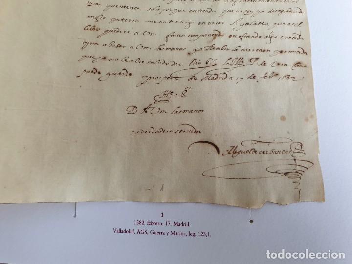 Libros de segunda mano: Aut&oacute;grafos de Miguel de Cervantes Saavedra. Facs&iacute;miles. Taberna Libraria 2016 - Foto 12