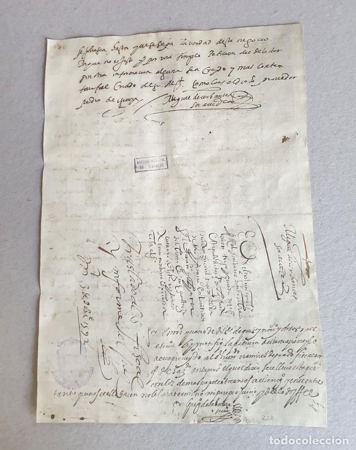 Libros de segunda mano: Aut&oacute;grafos de Miguel de Cervantes Saavedra. Facs&iacute;miles. Taberna Libraria 2016 - Foto 26