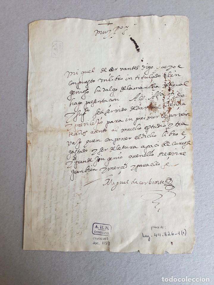 Libros de segunda mano: Aut&oacute;grafos de Miguel de Cervantes Saavedra. Facs&iacute;miles. Taberna Libraria 2016 - Foto 38