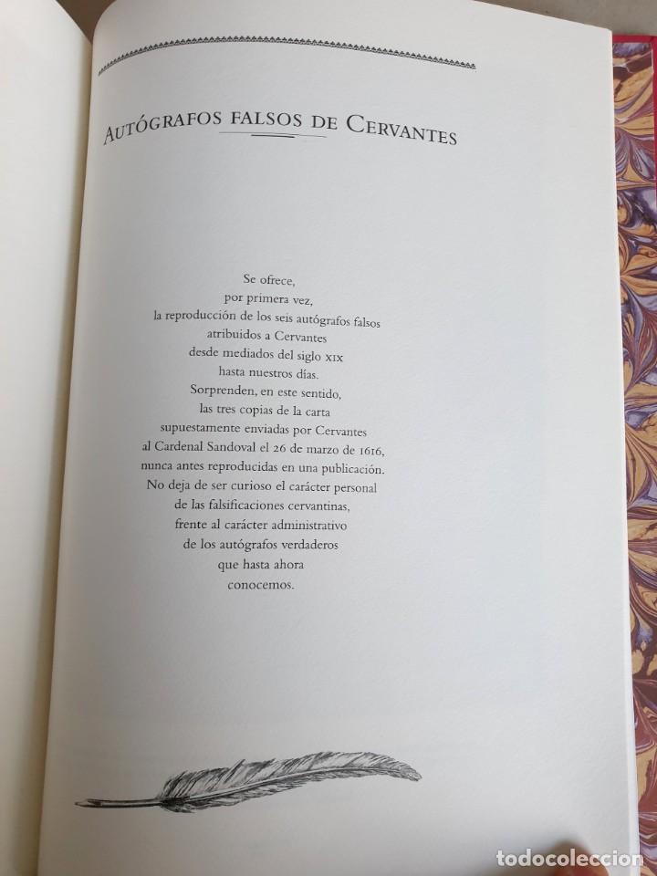 Libros de segunda mano: Aut&oacute;grafos de Miguel de Cervantes Saavedra. Facs&iacute;miles. Taberna Libraria 2016 - Foto 53