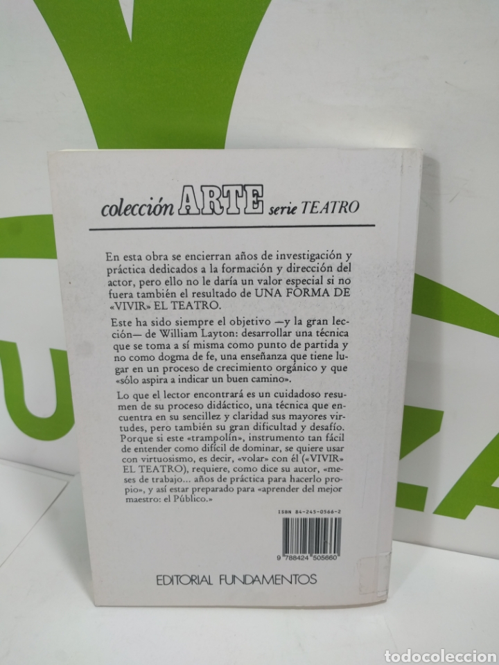 Libros de segunda mano: &iquest;Por qu&eacute;? Trampolin del actor. William Layton. Fundamentos. - Foto 2