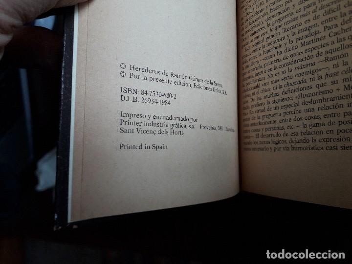 Libros de segunda mano: libro usado, Greguerias, Ram&oacute;n Gomez De La Serna, Orbis a&ntilde;o 1984 - Foto 2