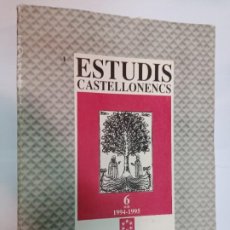 Libros de segunda mano: ESTUDIS CASTELLONENCS 6- TOMO 2 1994-1995 (VALENCIANO/ CASTELLANO) SA8884