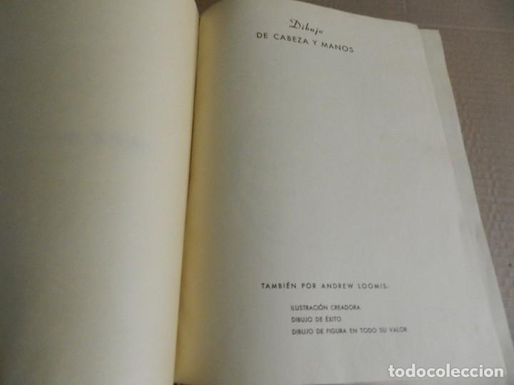 Libros de segunda mano: LIBRO ARTE - DIBUJO DE CABEZA Y MANOS: - LOOMIS - MANUAL - Foto 6