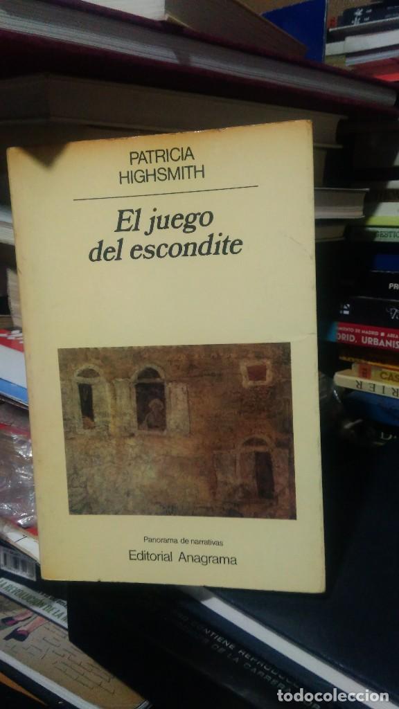 Libros de segunda mano: EL JUEGO DEL ESCONDITE, PATRICIA HIGHSMITH, ED. ANAGRAMA - Foto 1
