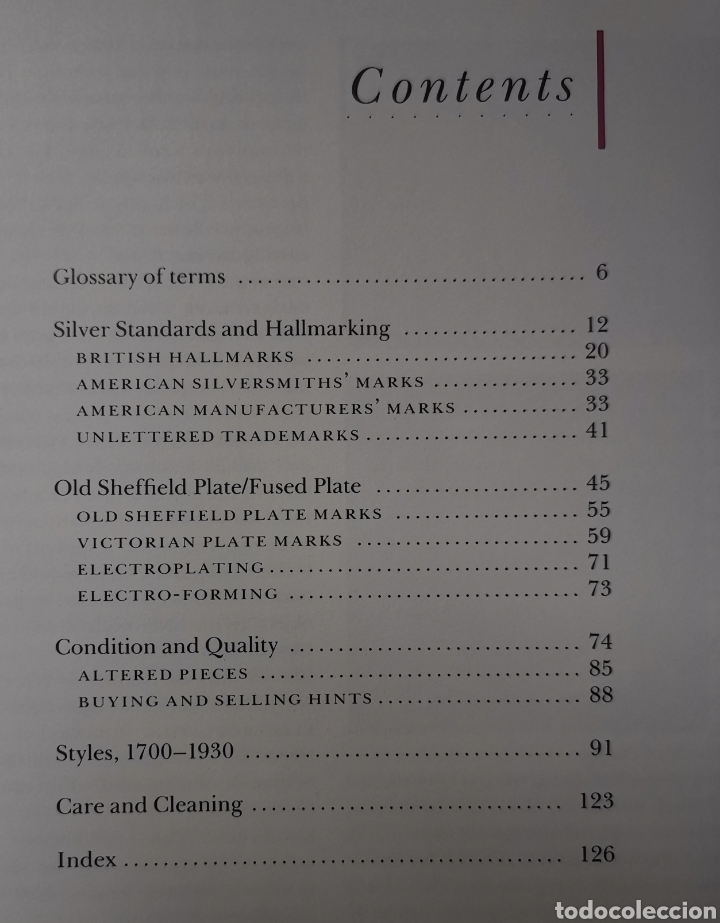 Libros de segunda mano: Silver a Practical Guide to Collecting Silverware and Indentifying Hallmarks - Joel Langford 1991 - Foto 4