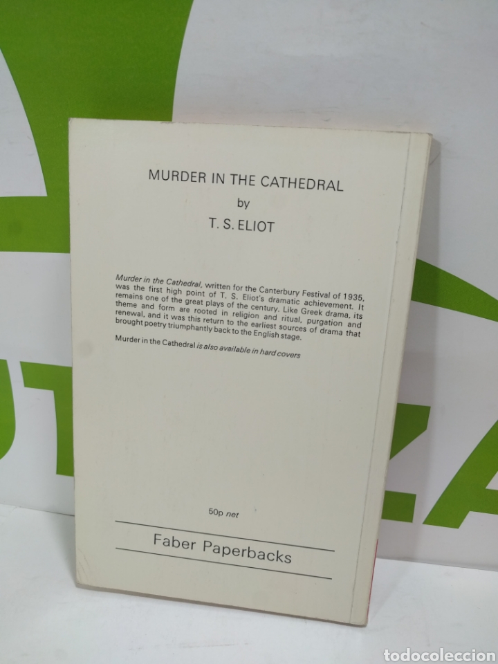 Libros de segunda mano: Murder in the cathedral. T.S Eliot. - Foto 2
