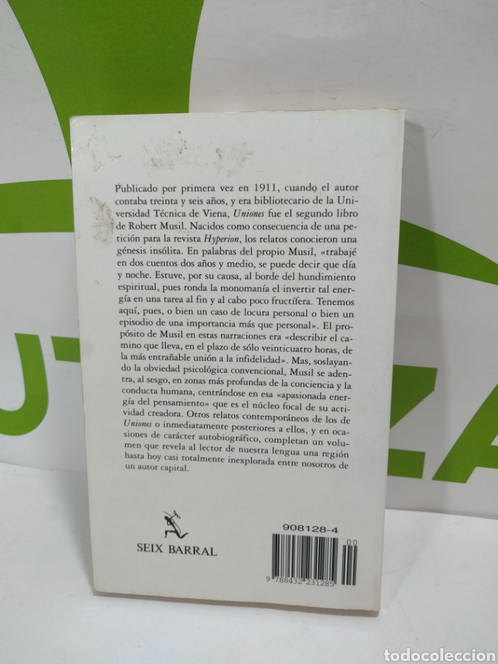 Libros de segunda mano: Uniones. Robert Musil. Biblioteca de bolsillo. - Foto 2