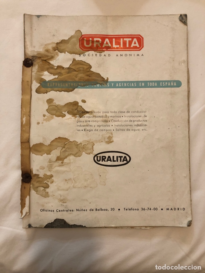 Libros de segunda mano: Cat&aacute;logo Uralita 1957 - Foto 1