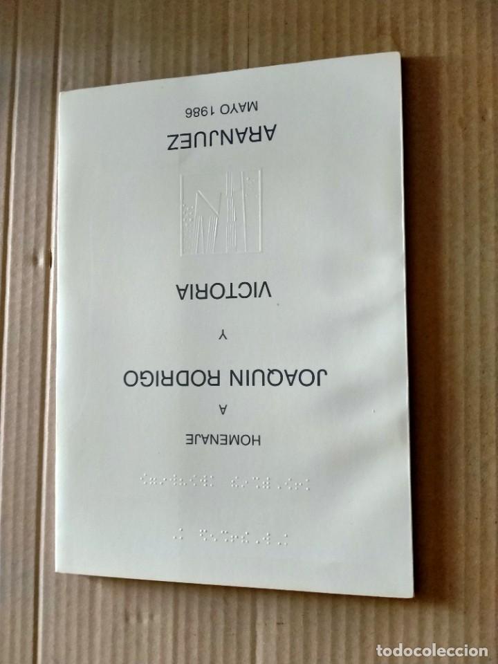 Libros de segunda mano: libro de homenaje a joaqun rodrigo y victoria - Foto 1