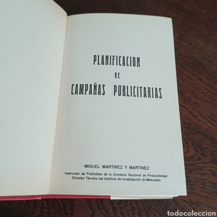 Libros de segunda mano: PLANIFICACION DE CAMPA&Ntilde;AS PUBLICITARIAS - MIGUEL MARTINEZ - Foto 3