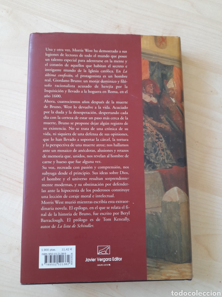 Libros de segunda mano: La &uacute;ltima confesi&oacute;n. Morris West. - Foto 2